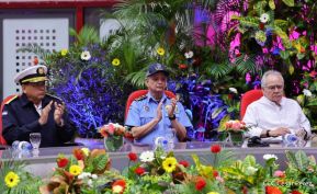 Fuerza Naval del Ejército de Nicaragua cumple 45 años de servicio a la patria con acto en Managua