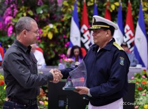 Fuerza Naval del Ejército de Nicaragua cumple 45 años de servicio a la patria con acto en Managua