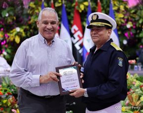 Fuerza Naval del Ejército de Nicaragua cumple 45 años de servicio a la patria con acto en Managua