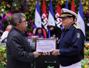 Fuerza Naval del Ejército de Nicaragua cumple 45 años de servicio a la patria con acto en Managua