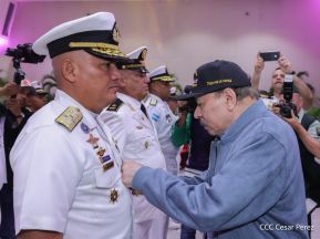 Fuerza Naval del Ejército de Nicaragua cumple 45 años de servicio a la patria con acto en Managua