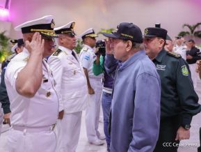 Fuerza Naval del Ejército de Nicaragua cumple 45 años de servicio a la patria con acto en Managua