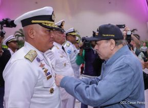 Fuerza Naval del Ejército de Nicaragua cumple 45 años de servicio a la patria con acto en Managua