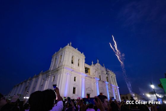 Tradición y fe: León vive la Gritería Chiquita en honor a la Virgen de la Asunción