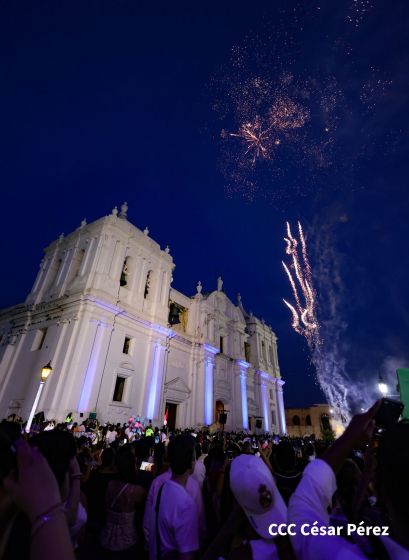 Tradición y fe: León vive la Gritería Chiquita en honor a la Virgen de la Asunción