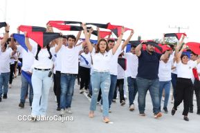 Entregamos a las familias nicaragüenses Paso a Desnivel Comandante Julio Buitrago Urroz