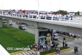 Entregamos a las familias nicaragüenses Paso a Desnivel Comandante Julio Buitrago Urroz