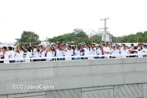 Entregamos a las familias nicaragüenses Paso a Desnivel Comandante Julio Buitrago Urroz