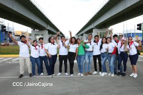 Entregamos a las familias nicaragüenses Paso a Desnivel Comandante Julio Buitrago Urroz