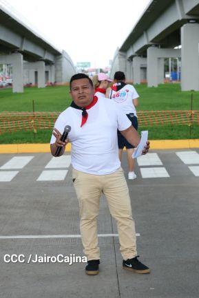 Entregamos a las familias nicaragüenses Paso a Desnivel Comandante Julio Buitrago Urroz