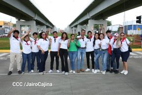 Entregamos a las familias nicaragüenses Paso a Desnivel Comandante Julio Buitrago Urroz
