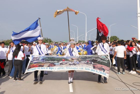 Entregamos a las familias nicaragüenses Paso a Desnivel Comandante Julio Buitrago Urroz