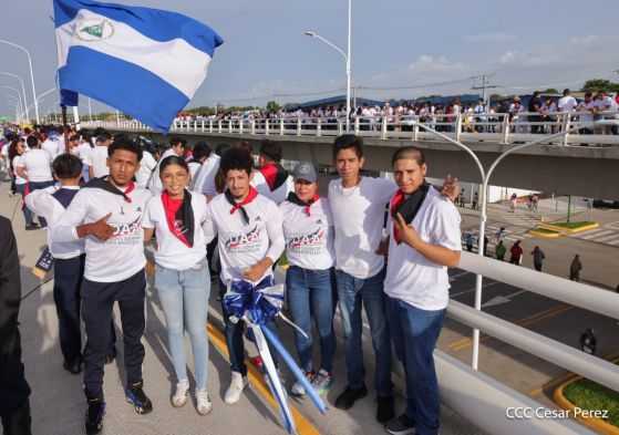 Entregamos a las familias nicaragüenses Paso a Desnivel Comandante Julio Buitrago Urroz