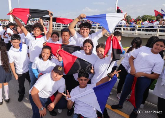 Entregamos a las familias nicaragüenses Paso a Desnivel Comandante Julio Buitrago Urroz