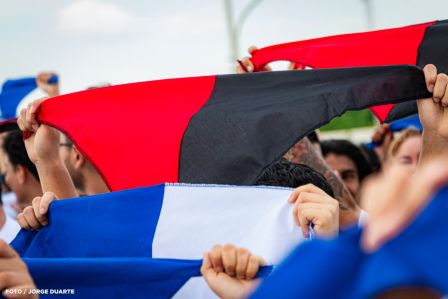 Entregamos a las familias nicaragüenses Paso a Desnivel Comandante Julio Buitrago Urroz