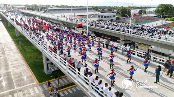 Entregamos a las familias nicaragüenses Paso a Desnivel Comandante Julio Buitrago Urroz