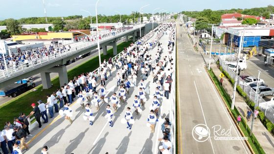 Entregamos a las familias nicaragüenses Paso a Desnivel Comandante Julio Buitrago Urroz