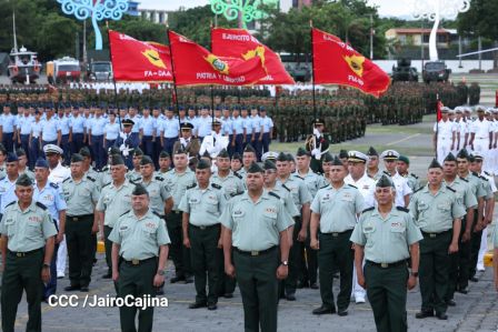Acto central por los 46 años de fundación del Ejército de Nicaragua 