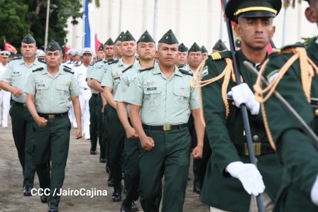 Acto central por los 46 años de fundación del Ejército de Nicaragua 