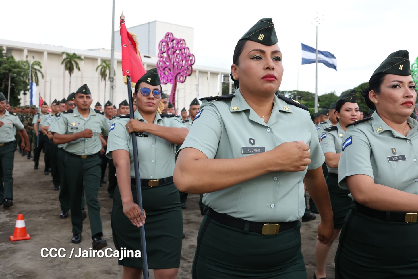 Acto central por los 46 años de fundación del Ejército de Nicaragua 