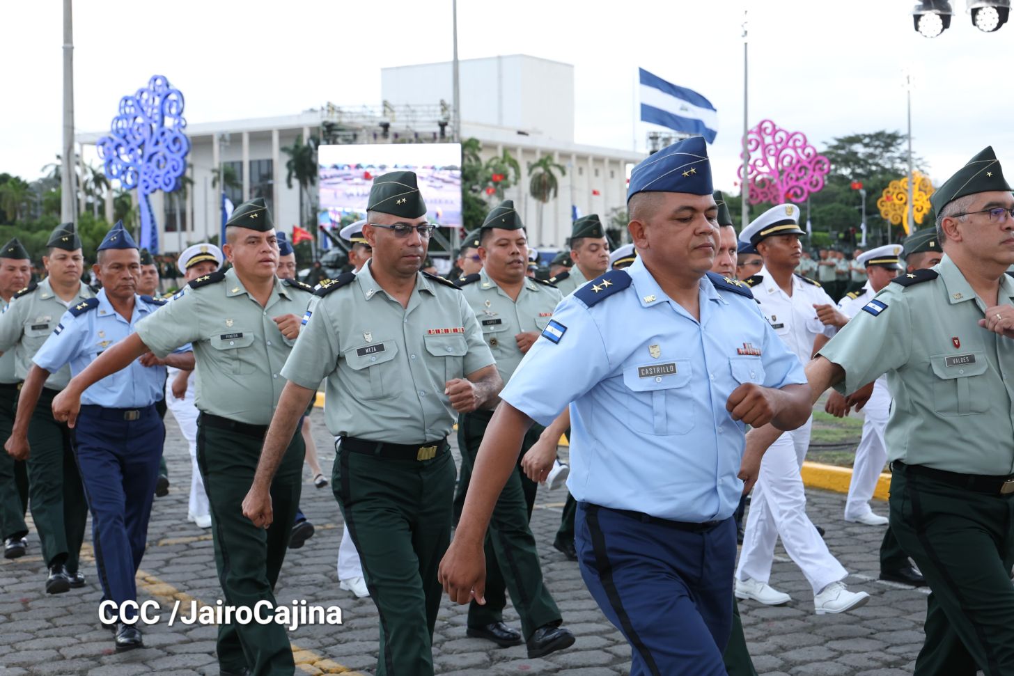 Acto central por los 46 años de fundación del Ejército de Nicaragua 