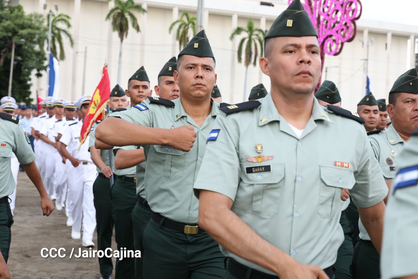 Acto central por los 46 años de fundación del Ejército de Nicaragua 