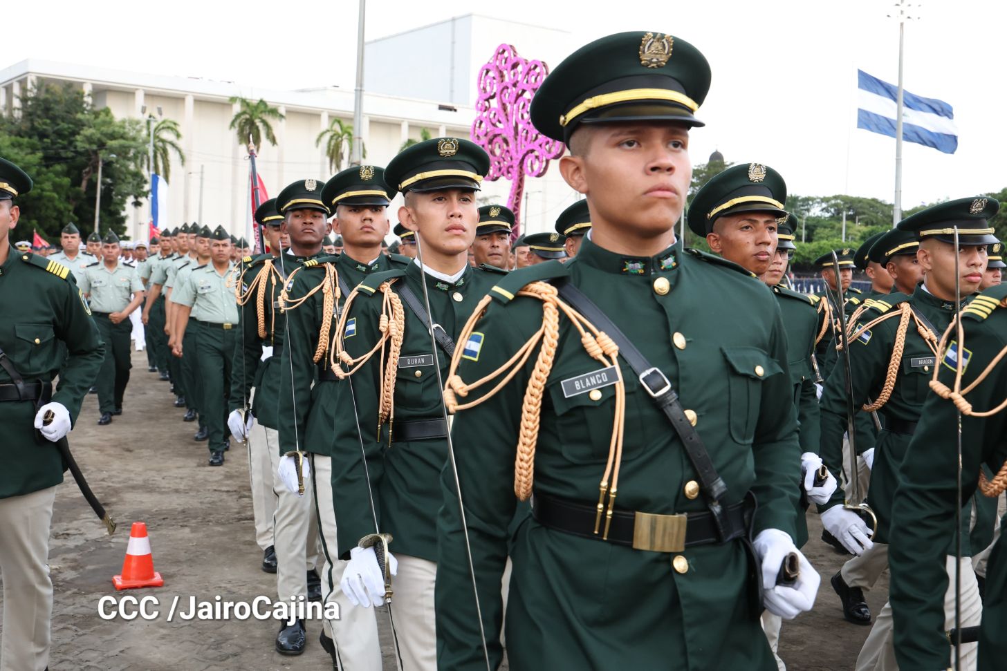 Acto central por los 46 años de fundación del Ejército de Nicaragua 