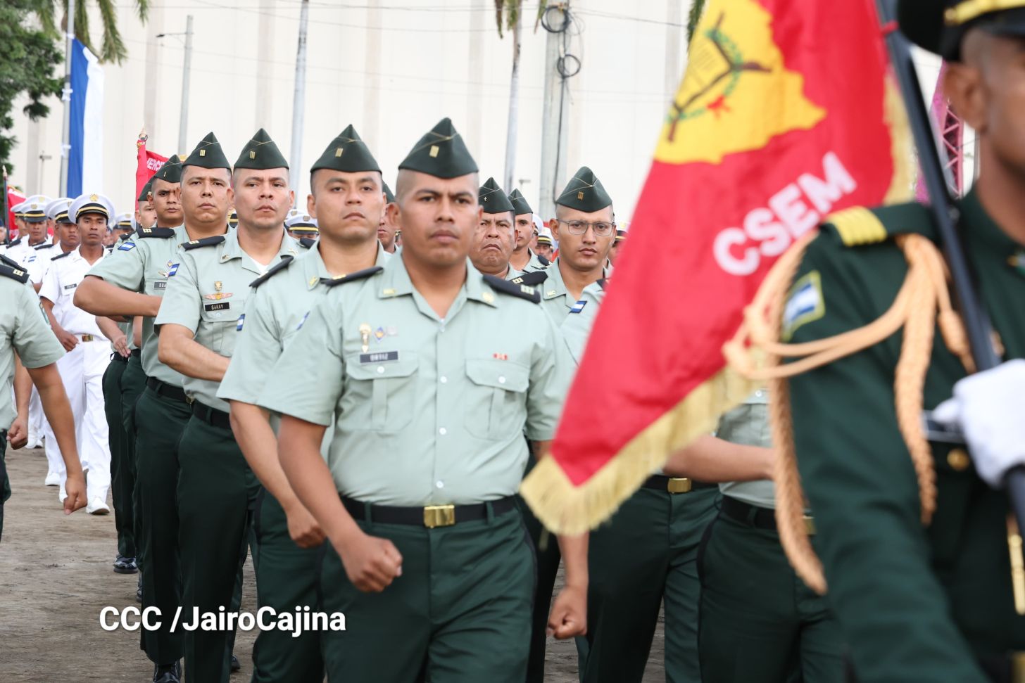Acto central por los 46 años de fundación del Ejército de Nicaragua 