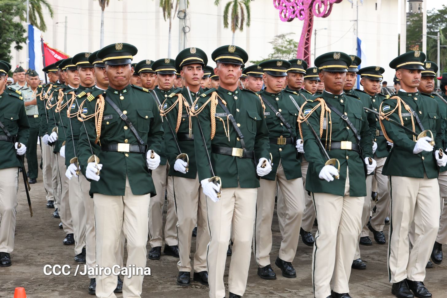Acto central por los 46 años de fundación del Ejército de Nicaragua 