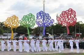 Acto central por los 46 años de fundación del Ejército de Nicaragua 
