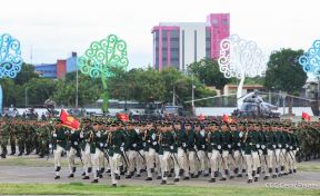 Acto central por los 46 años de fundación del Ejército de Nicaragua 