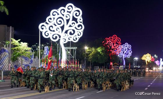 Pueblo-Ejército: Desfile del 46 aniversario de constitución del Ejército de Nicaragua