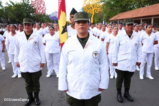 Pueblo-Ejército: Desfile del 46 aniversario de constitución del Ejército de Nicaragua