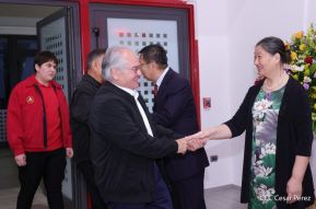 Recepción por el 80 aniversario de la Victoria de China en la Guerra de Resistencia contra la Agresión Japonesa