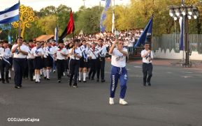 Recibimiento de la Antorcha de la Unión Centroamericana
