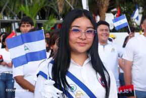 Recibimiento de la Antorcha de la Unión Centroamericana