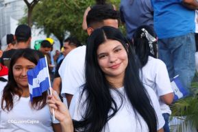 Recibimiento de la Antorcha de la Unión Centroamericana