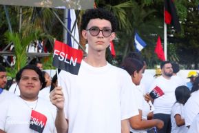 Recibimiento de la Antorcha de la Unión Centroamericana