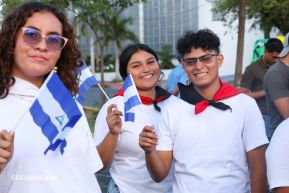 Recibimiento de la Antorcha de la Unión Centroamericana