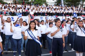 Recibimiento de la Antorcha de la Unión Centroamericana