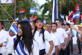 Recibimiento de la Antorcha de la Unión Centroamericana