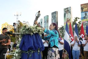 Recibimiento de la Antorcha de la Unión Centroamericana