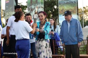 Recibimiento de la Antorcha de la Unión Centroamericana