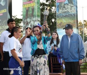 Recibimiento de la Antorcha de la Unión Centroamericana