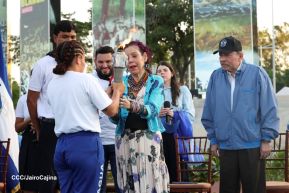 Recibimiento de la Antorcha de la Unión Centroamericana