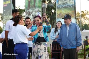 Recibimiento de la Antorcha de la Unión Centroamericana