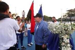 Recibimiento de la Antorcha de la Unión Centroamericana