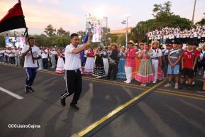 Recibimiento de la Antorcha de la Unión Centroamericana
