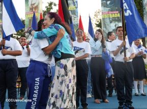 Recibimiento de la Antorcha de la Unión Centroamericana