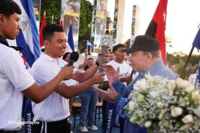 Recibimiento de la Antorcha de la Unión Centroamericana